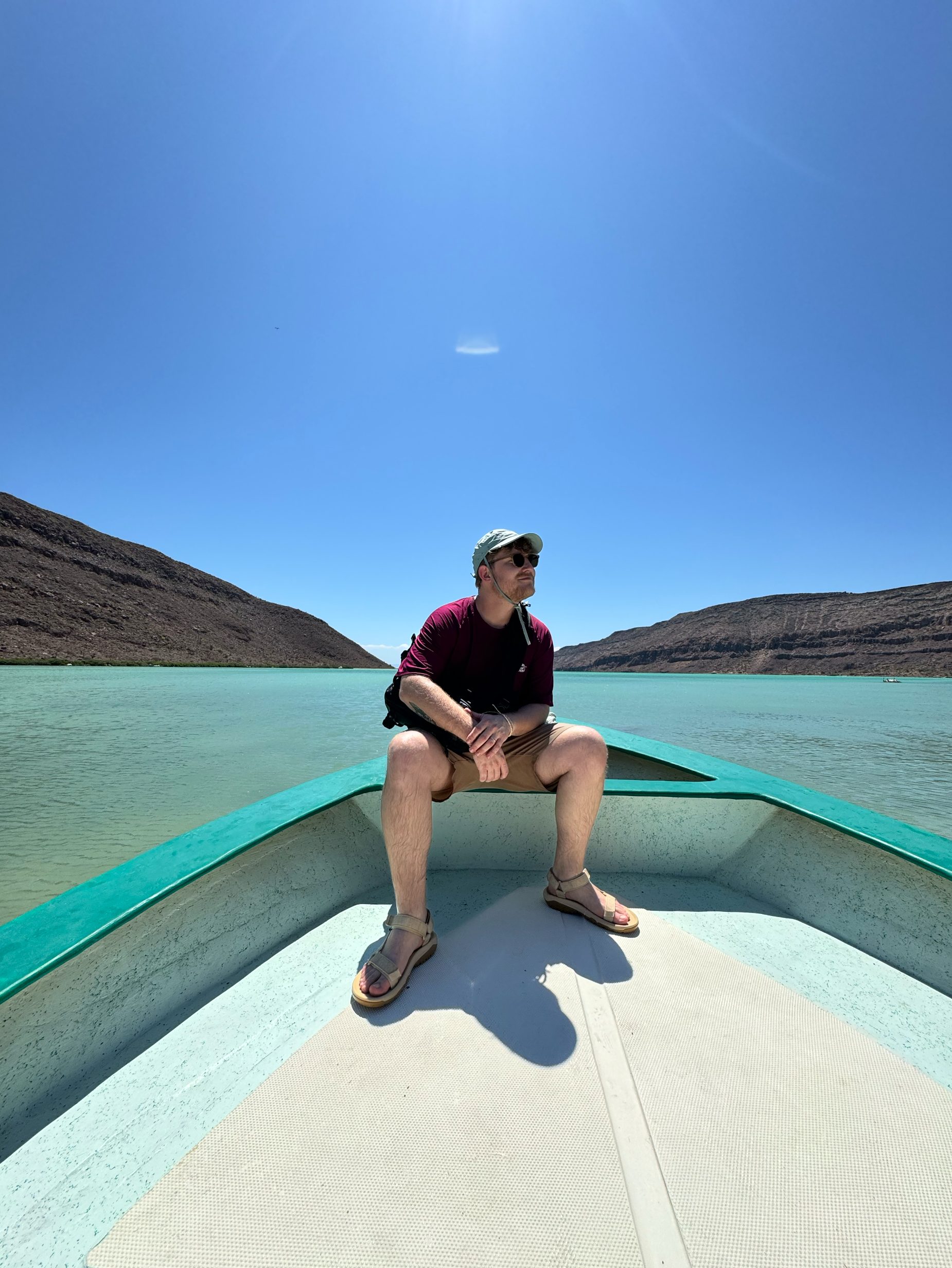 Here’s me on a boat