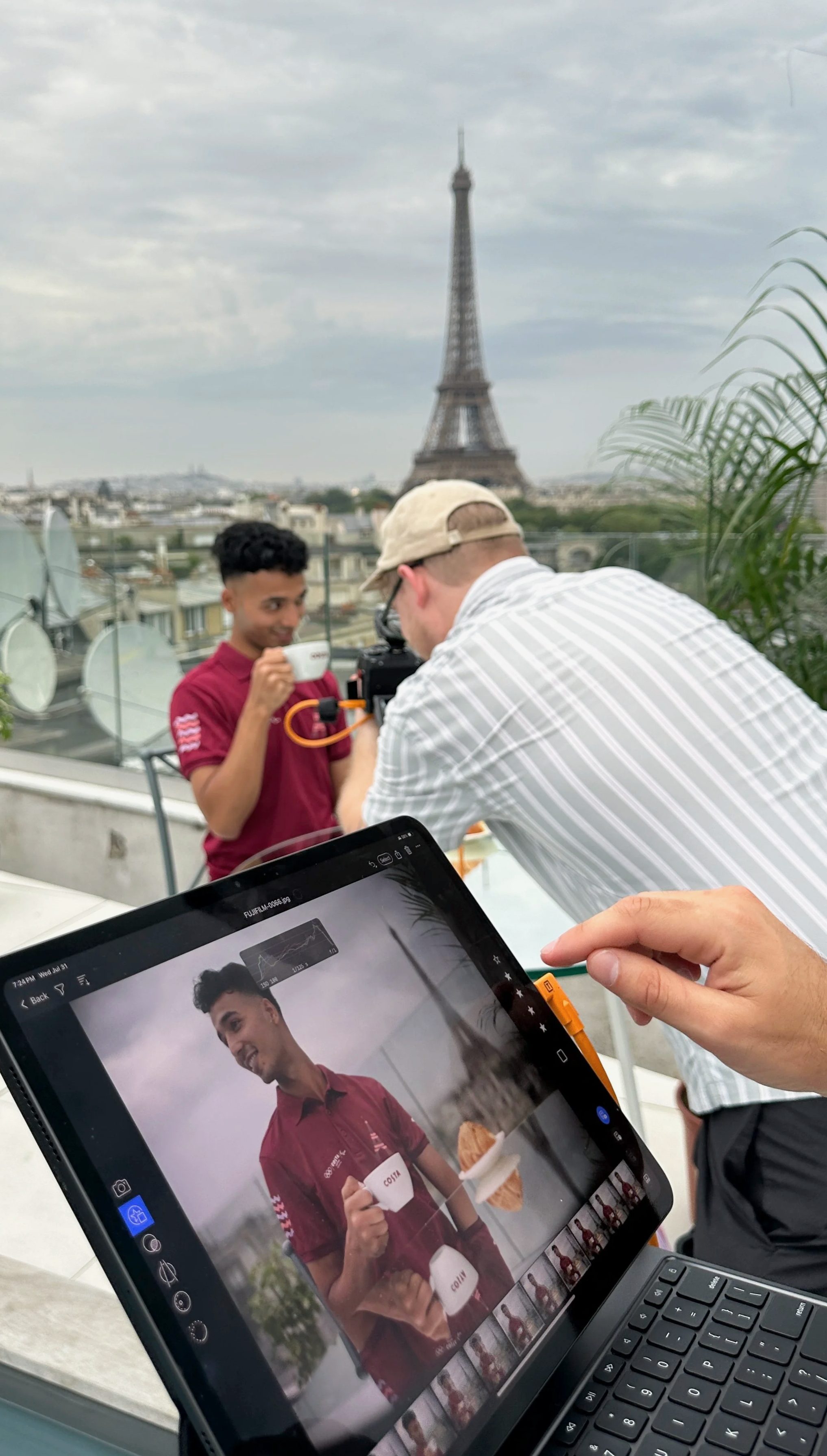 Me taking photos in Paris